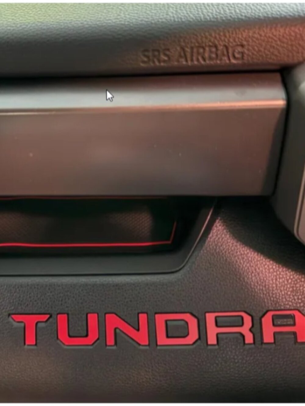 RED DASHBOARD LETTERS FOR TUNDRA 2022 2023 2024 DASH INSERT NOT DECALS